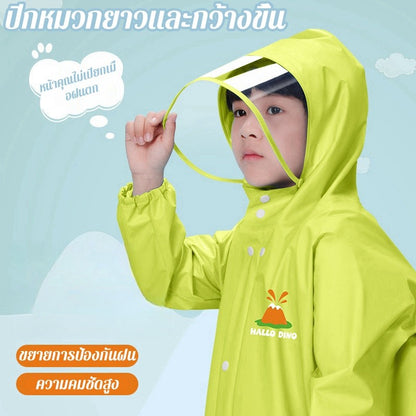 เสื้อกันฝนสำหรับเด็ก ทั้งแบบเด็กชายและเด็กหญิง สไตล์ชุดนักเรียนอนุบาล - 图片4