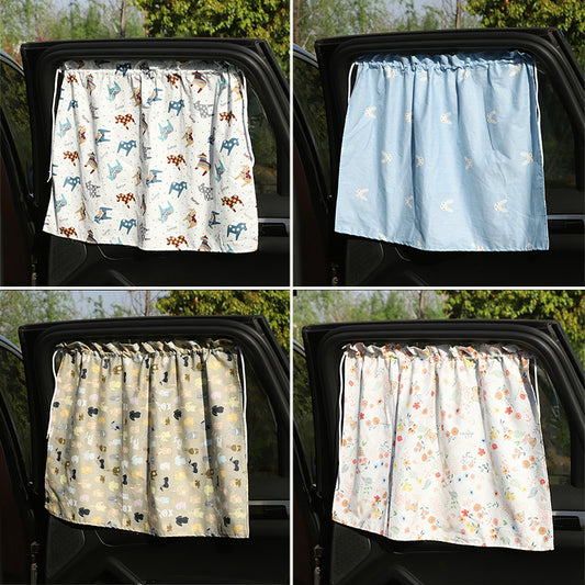 ม่านบังแดดรถยนต์แบบแม่เหล็กพร้อมคุณสมบัติป้องกันรังสียูวี - 主图