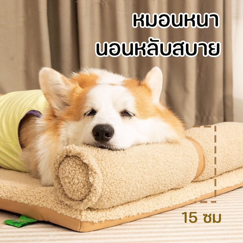 ที่นอนสัตว์เลี้ยงนุ่มและอบอุ่น - 图片2