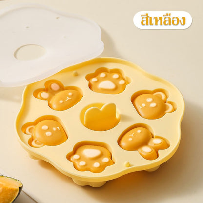 บล็อกเก็บอาหารเด็กซิลิโคน 7 หลุม - 图片10