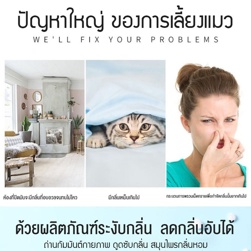 เม็ดดับกลิ่นทรายแมว ถ่านกัมมันต์ - 图片2