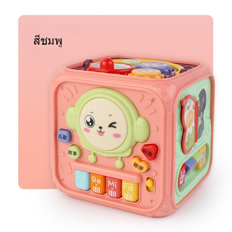 กล่องของเล่นเสริมการเรียนรู้สำหรับเด็ก กล่องกิจกรรมหกด้าน - 图片9