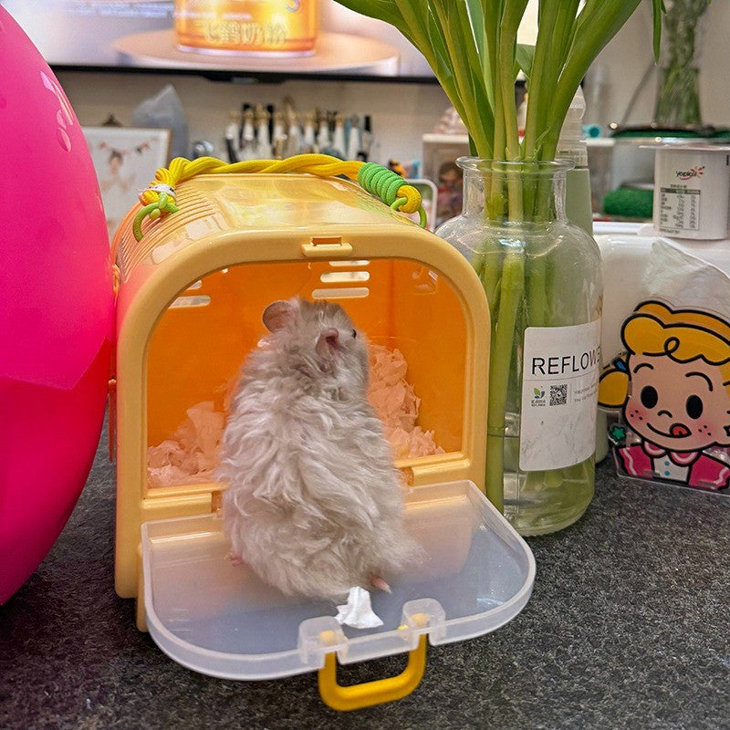 กรงหนูพกพาพร้อมดีไซน์มีรูพรุน ทำความสะอาดง่าย - 图片2