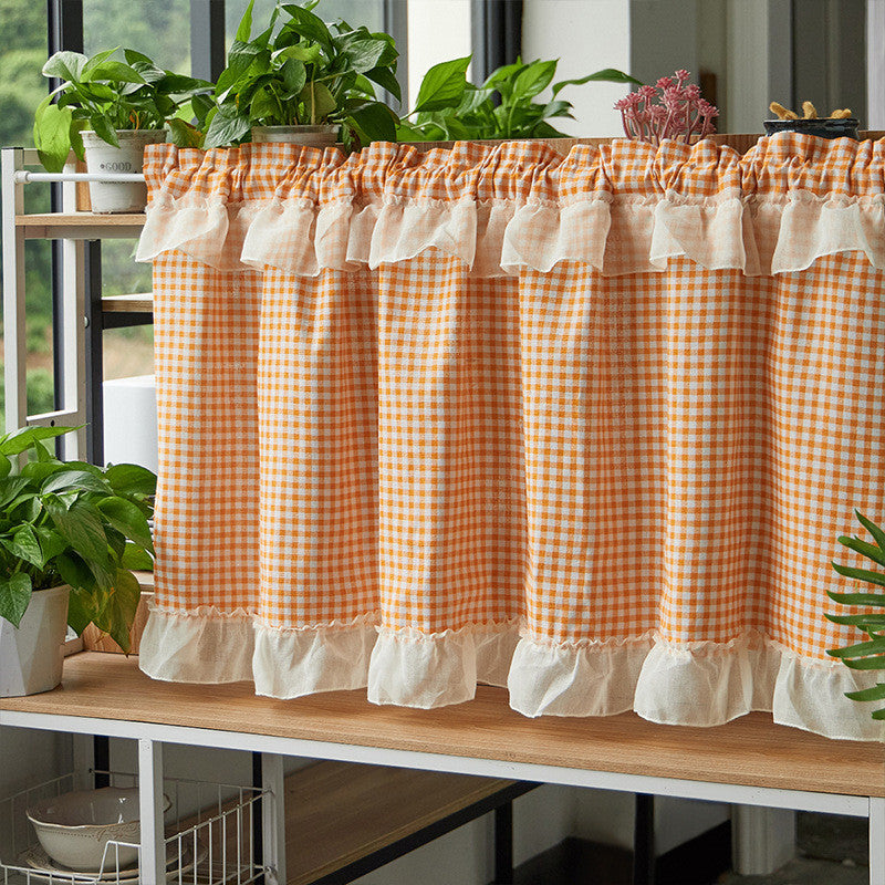 ผ้าม่านลูกไม้ผ้าทูลสั้น - 图片16