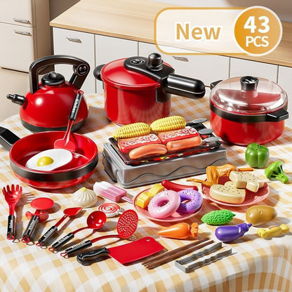 ชุดของเล่นครัวสำหรับเด็ก 28/61/71/86 ชิ้น ของเล่นทำอาหาร จำลองการทำอาหาร - 图片11