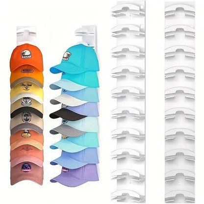 ที่แขวนหมวกแบบติดประตู ทำจากผ้าสักหลาด สามารถแขวนหมวกได้หลายใบ - 图片14