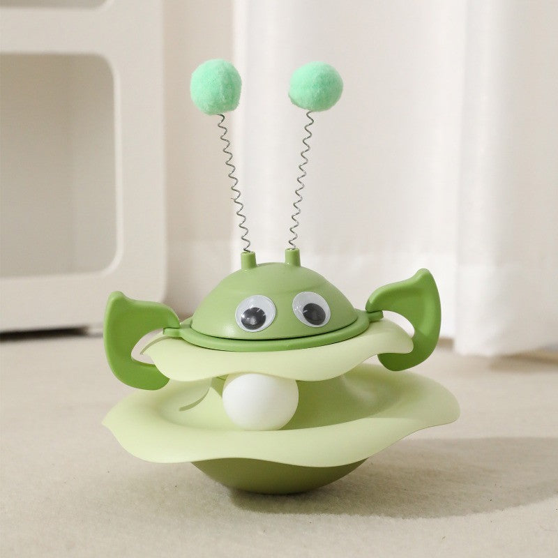 ของเล่นแมว รางบอลแมว พร้อมแผงเสียงขนนก - 图片24