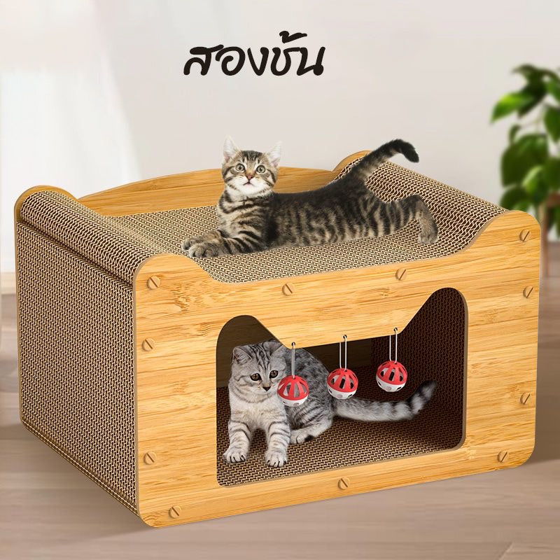 บ้านแมวกระดาษ กล่องบ้านแมวใหญ่ - 图片2