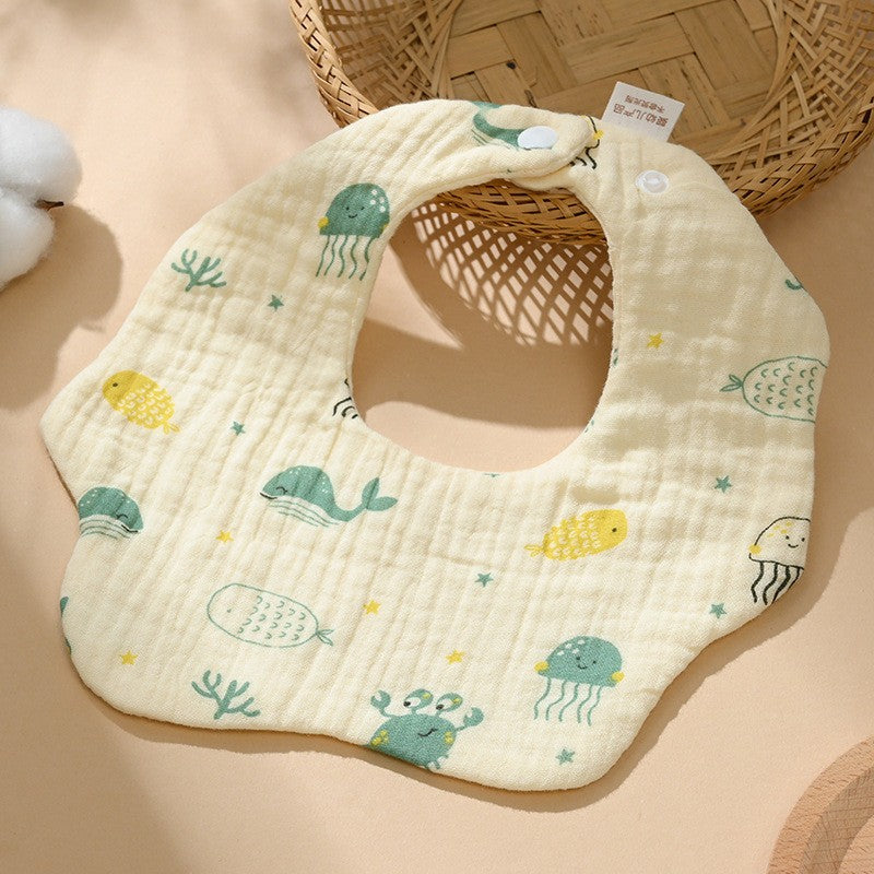 ผ้ากันเปื้อนเด็กแบบมีกระดุมปิดและซึมซับได้ดีเยี่ยม - 图片17