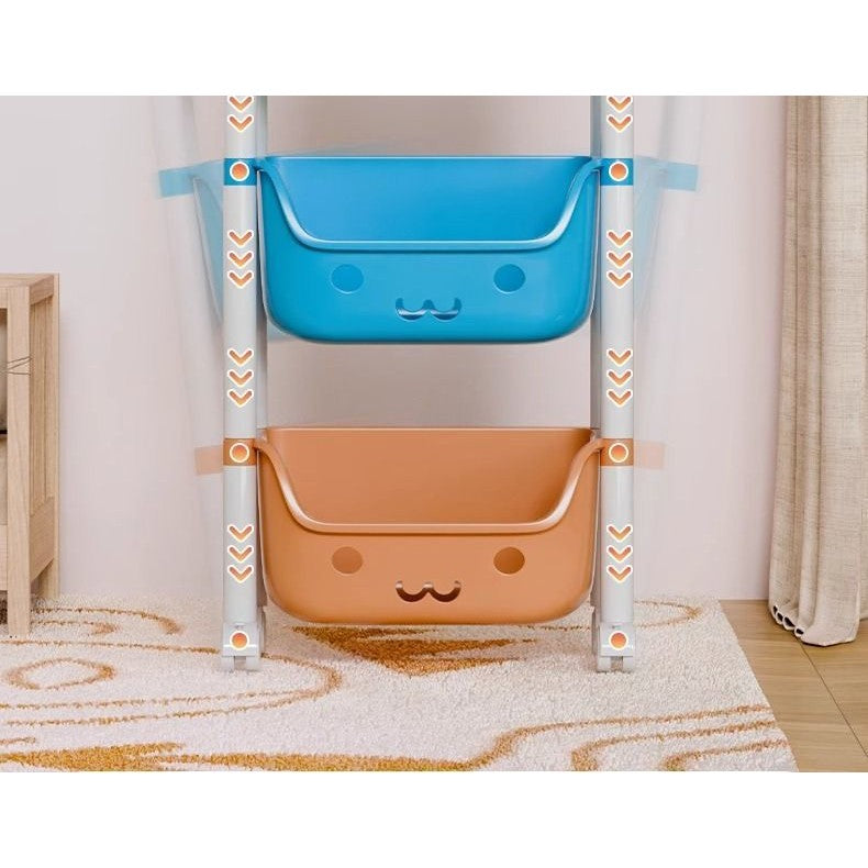 รถเข็นเก็บของเล่นเด็ก+ชั้นวาง 3-in-1 - 图片6