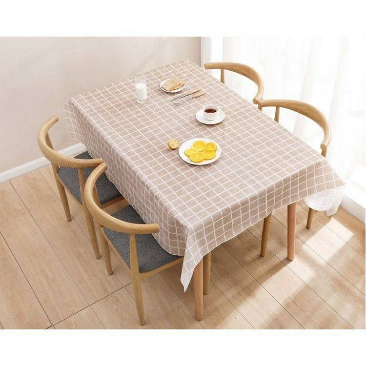 ผ้าปูโต๊ะลายตารางกันน้ำและกันลื่น - 图片8