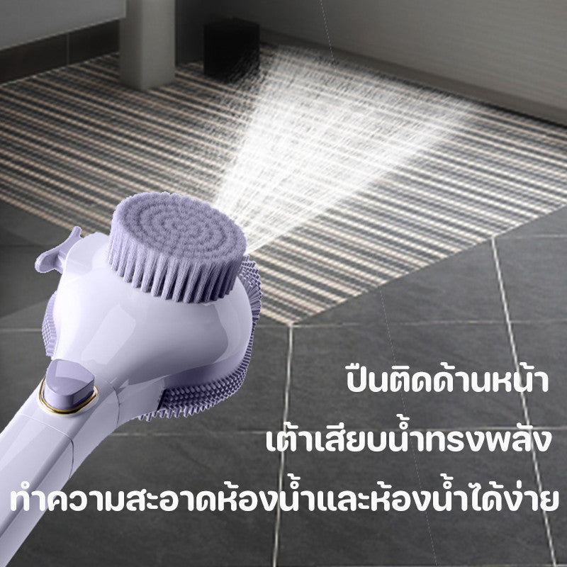 ฝักบัวมือถือ ฝักบัวแรงดันสูง ฝักบัวอเนกประสงค์พร้อมแปรงซิลิโคน - 图片5