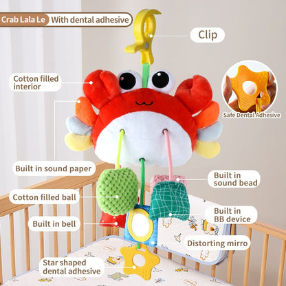 ของเล่นยีราฟเด้งได้ สามารถแขวนได้ เป็นของเล่นเสริมการเรียนรู้สำหรับเด็กเล็ก - 图片22