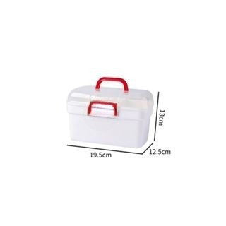 ชุดปฐมพยาบาล/กล่องยาประจำบ้าน แบบสองชั้น ความจุขนาดใหญ่ มีหูหิ้ว - 图片6