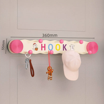 ตะขอประตูหลัง ตะขอถ้วยดูด ไม่ต้องเจาะผนัง นํากลับมาใช้ใหม่ได้ รับน้ำหนักได้มาก ตะขอ