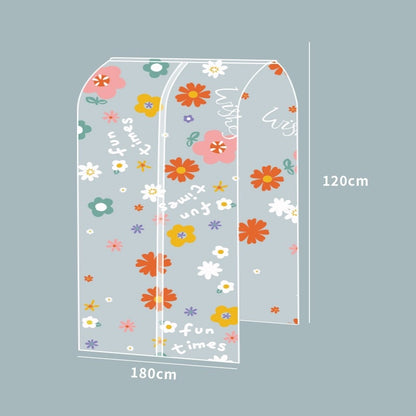 ชุดคลุมป้องกันฝุ่นใส ผลิตจากวัสดุ PEVAทำความสะอาดง่าย ขนาด 110/130/150/180cm กักเก็บกลิ่นและฝุ่น
