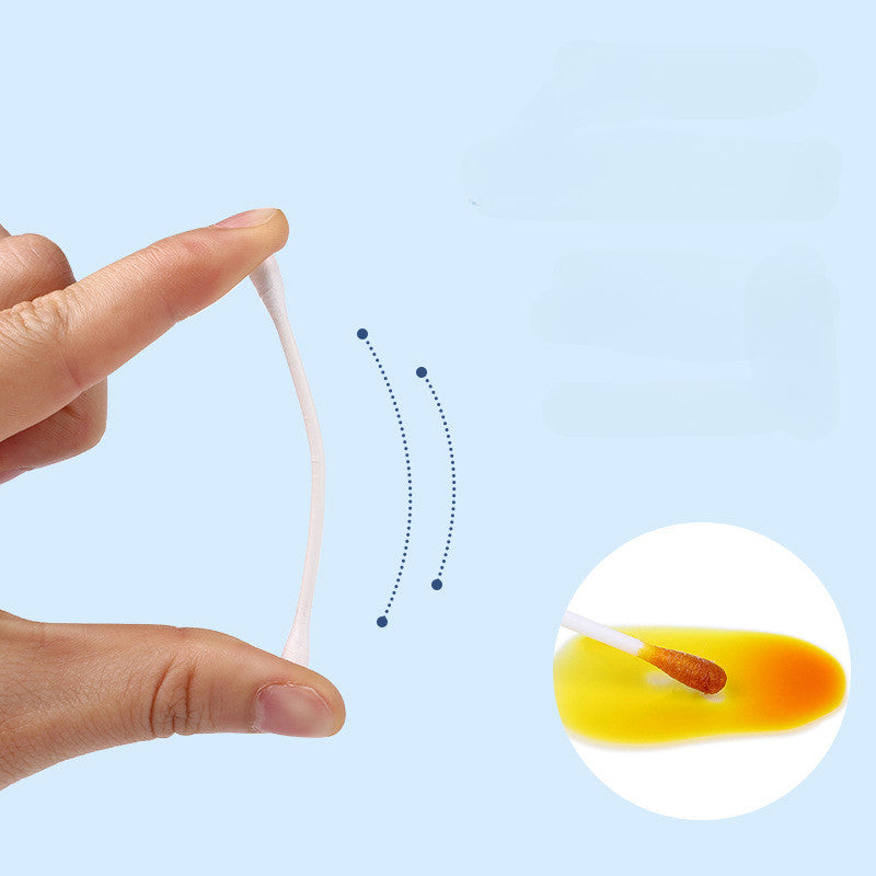 สำลีพันก้านขนาดเล็กสำหรับเด็กทารก บรรจุ 200/400 ชิ้นต่อกล่อง - 图片5