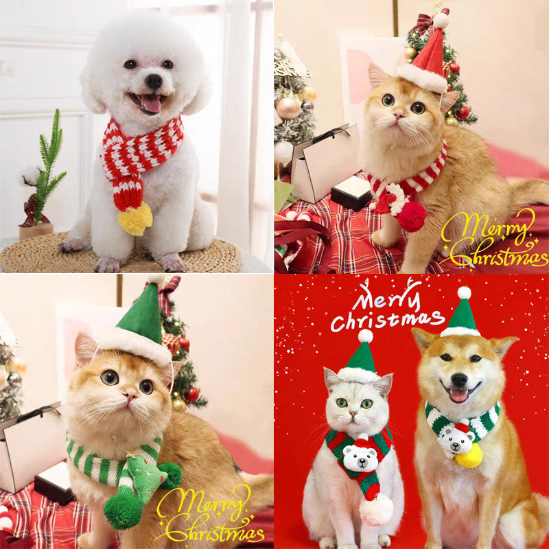 ปลอกคอและหมวกสัตว์เลี้ยงคริสต์มาส - 图片2