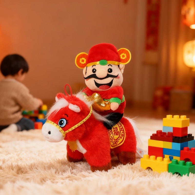 ตุ๊กตาผ้ากำมะหยี่ปีม้า 2026 มาสคอตปีม้า - 图片15