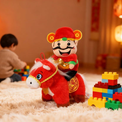 ตุ๊กตาผ้ากำมะหยี่ปีม้า 2026 มาสคอตปีม้า - 图片15