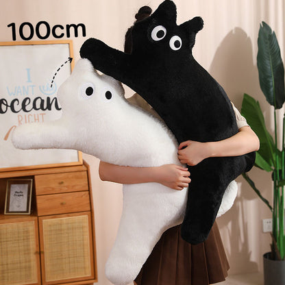 ตุ๊กตา แมวตัวโก่ง หมอนรูปแมว หมอนตุ๊กตานุ่ม น่ารัก Cat doll ของขวัญวันเกิด ตกแต่งบ้าน - 主图