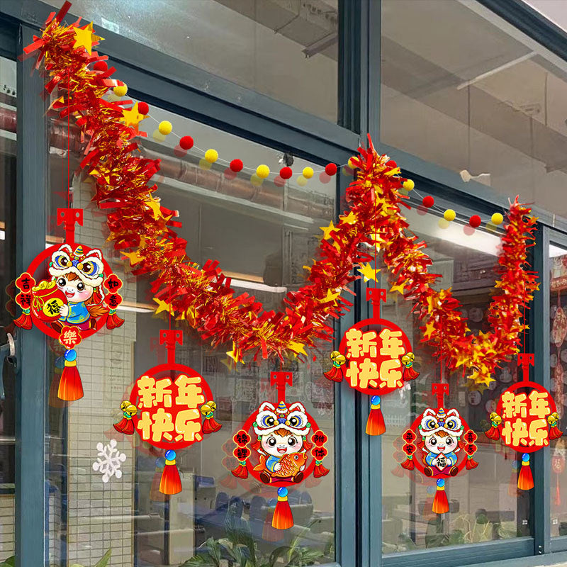 ธง/ป้ายประดับเทศกาลตรุษจีนปี 2026 ยาว 2-3 เมตร เหมาะสำหรับตกแต่งบ้าน - 图片1