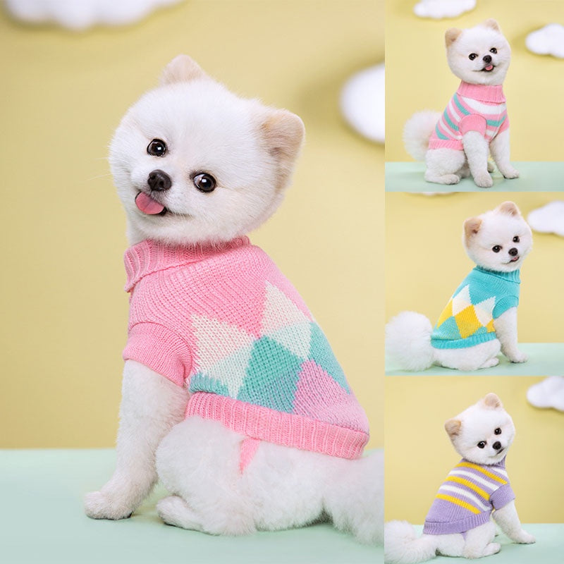 เสื้อสเวตเตอร์ถักสำหรับสัตว์เลี้ยง - 主图