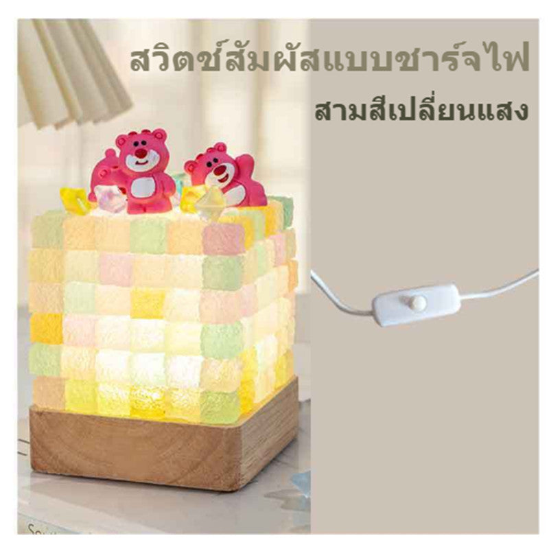 โคมไฟกลางคืน DIY จากลูกอม - 图片4