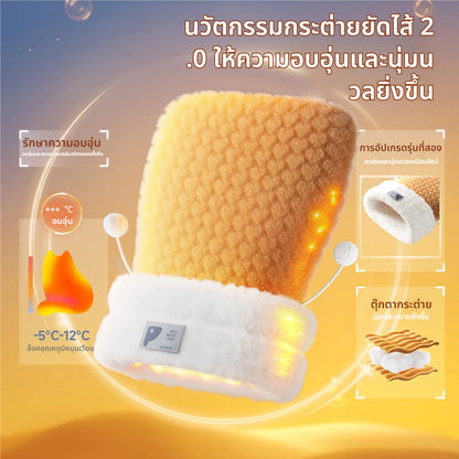 ถุงนอนแมวขนนุ่มอุ่นสบาย - 图片2