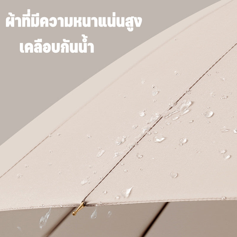 ร่มด้ามยาว ป้องกันฝนและแดด ขนาดใหญ่ มี 16 ซี่ - 图片4
