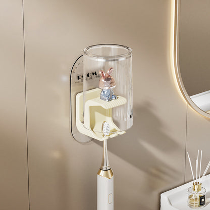 ที่วางแปรงสีฟันติดผนังรูปกระต่าย ไม่ต้องเจาะรู ป้องกันเชื้อรา และระบายอากาศได้ดี - 图片10