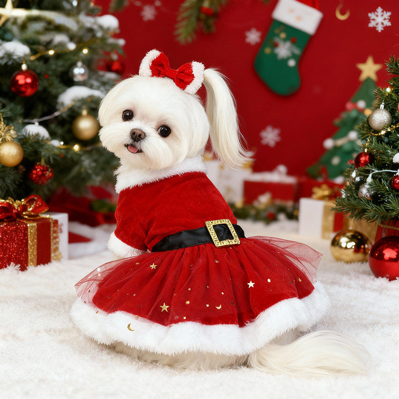ชุดเดรสสัตว์เลี้ยงคริสต์มาส - 图片4