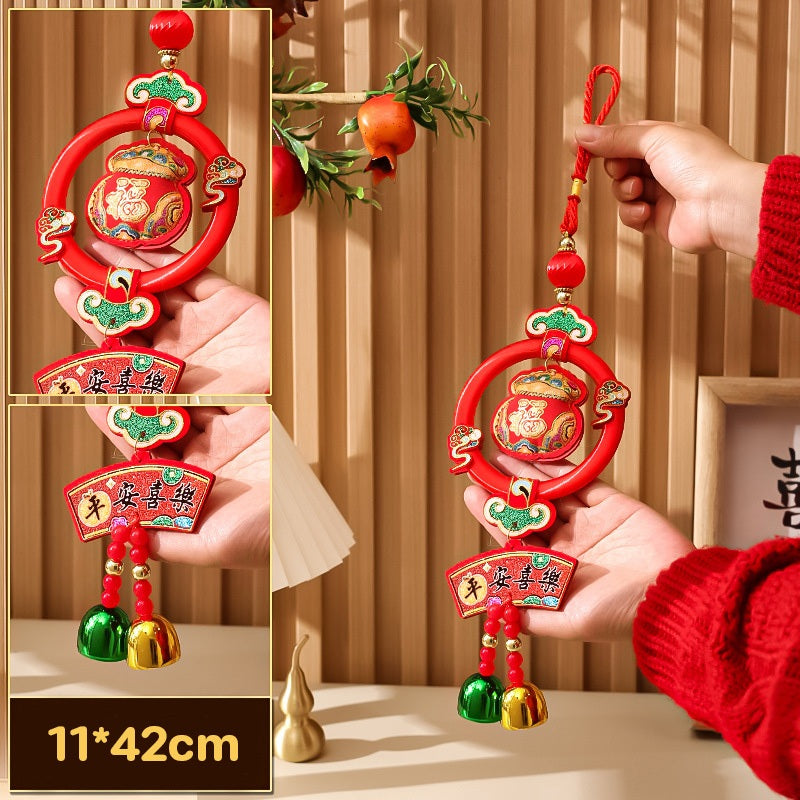 ระฆังและกระดิ่งลมประดับตกแต่งสำหรับเทศกาลตรุษจีนปี 2026 - 图片25