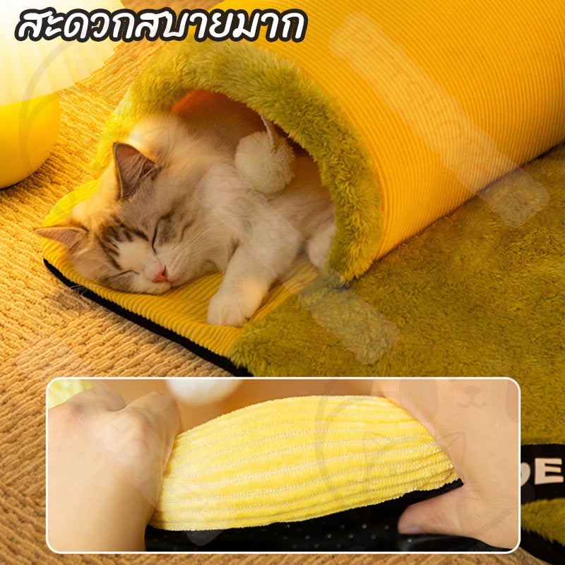 อุโมงค์แมว ที่นอนแมวแสนสบายแบบสองinหนึ่ง - 图片2