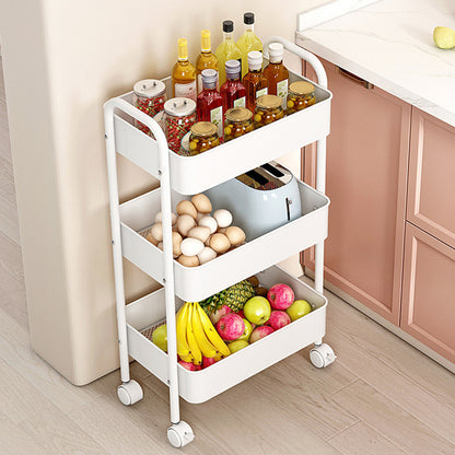 ชั้นวางของ 3 ชั้น มีล้อ แบบรถเข็น เคลื่อนย้ายสะดวก - 图片7