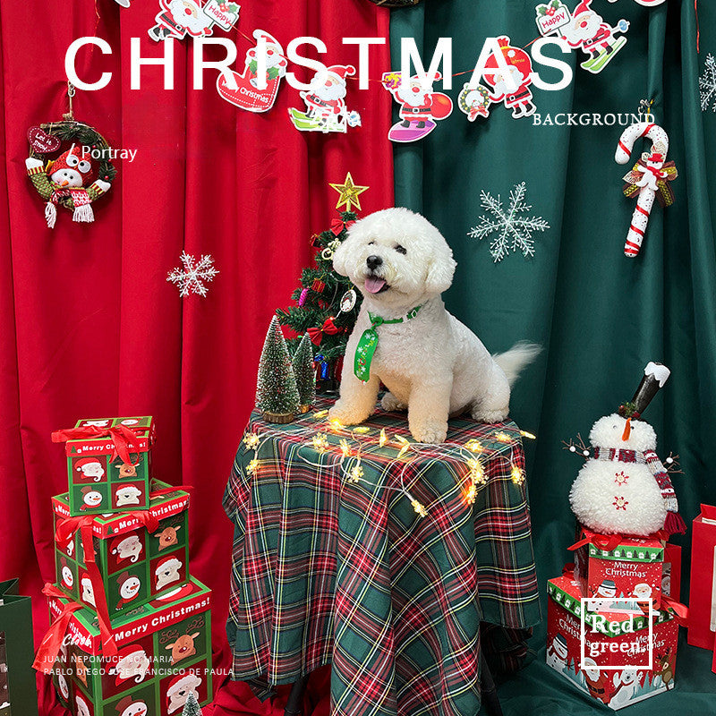 ผ้าปูโต๊ะธีมคริสต์มาส - 图片1