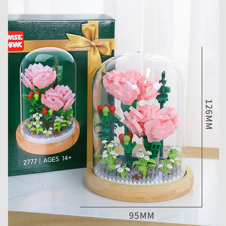 ช่อดอกไม้ DIY บล็อกตัวต่อ - 图片6