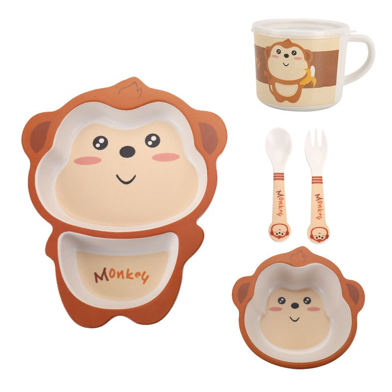 ชุดจานอาหารเด็กลายการ์ตูน 5 ชิ้น - 图片15