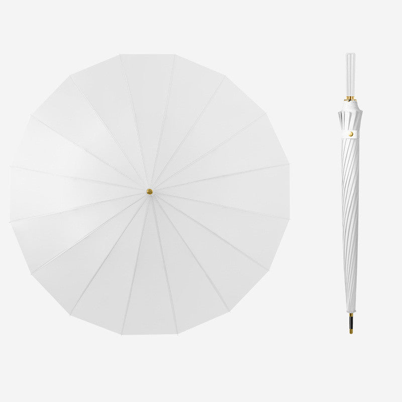 ร่มด้ามยาว ป้องกันฝนและแดด ขนาดใหญ่ มี 16 ซี่ - 图片8