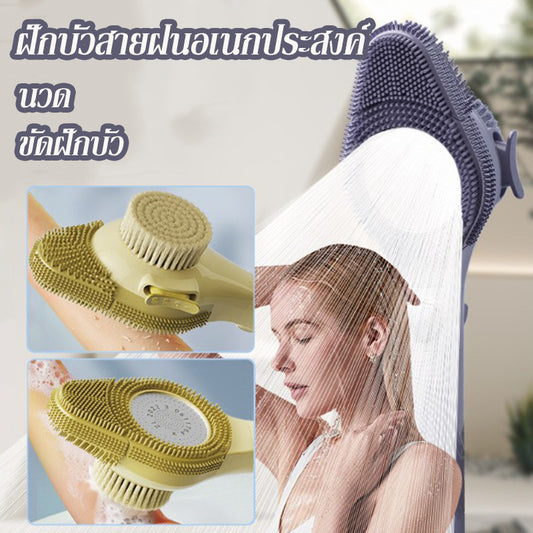 ฝักบัวมือถือ ฝักบัวแรงดันสูง ฝักบัวอเนกประสงค์พร้อมแปรงซิลิโคน - 图片1