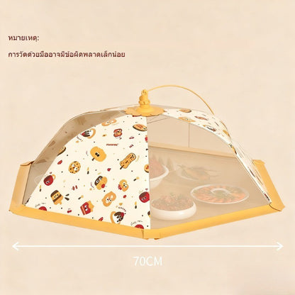 ตาข่ายคลุมอาหาร ฝาอาหารพับได้ - 图片7