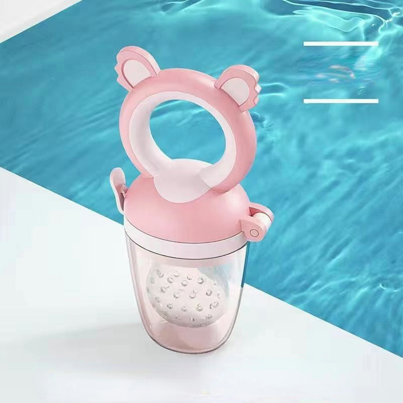 ช้อนป้อนอาหารเหลว + ถ้วยดูดซิลิโคนผลไม้ 2-in-1 - 图片9