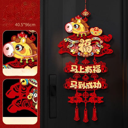 ของตกแต่งตรุษจีนปี 2026: ดีไซน์การ์ตูนสัตว์ 12 ราศีแบบ 3 มิติ - 图片2