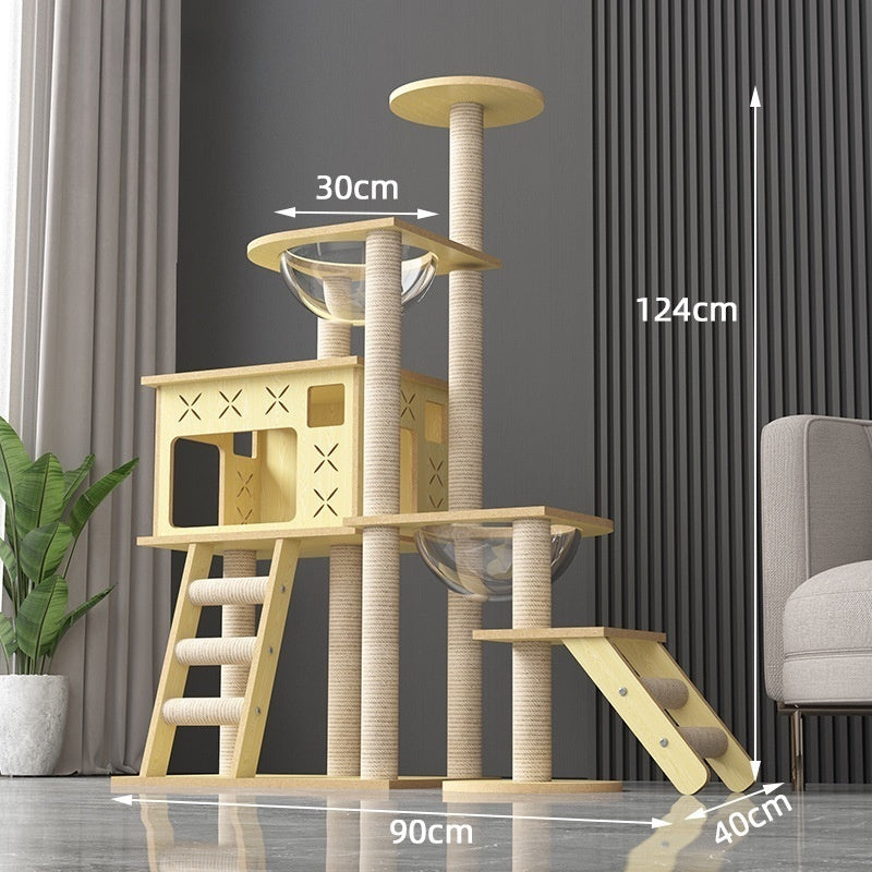 อพาร์ทเมนต์แมวไม้ขนาดใหญ่ - 图片30