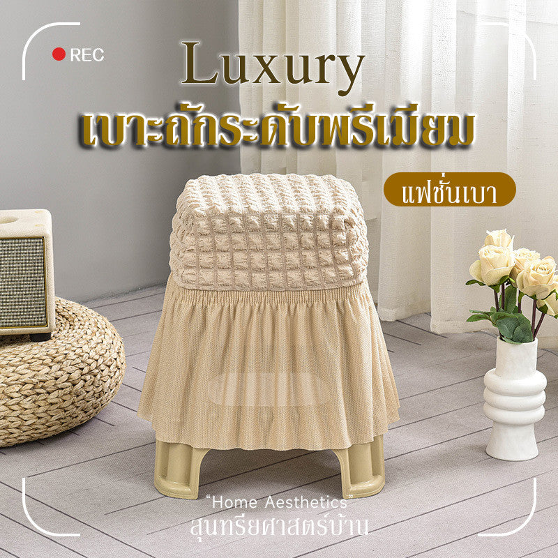 หมอนอิงและผ้าคลุมเก้าอี้ถักคุณภาพเยี่ยม น้ำหนักเบา ดีไซน์สวยงามสไตล์สแกนดิเนเวีย - 主图