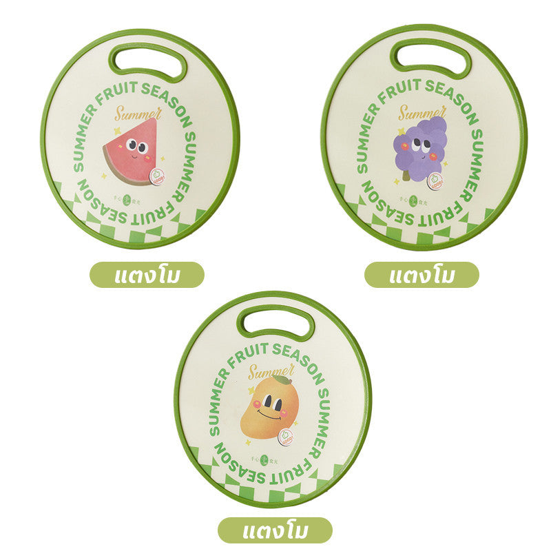 เขียงพลาสติก PP ป้องกันแบคทีเรีย รูปทรงผลไม้ สำหรับทำอาหาร - 图片6