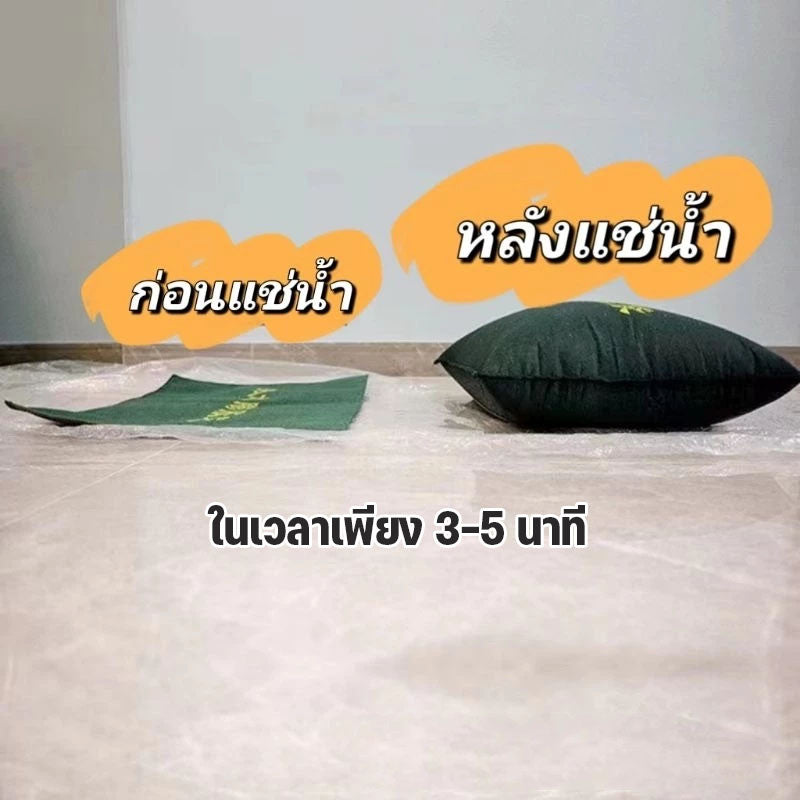 ถุงทรายควบคุมน้ําท่วม แบบไร้ทราย ป้องกันฝน ใช้ซ้ําได้ สําหรับโรงรถ และเบสม์ - 图片2