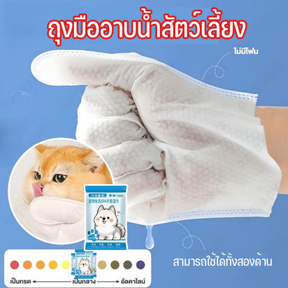 ถุงมือทำความสะอาดสัตว์เลี้ยง - 主图