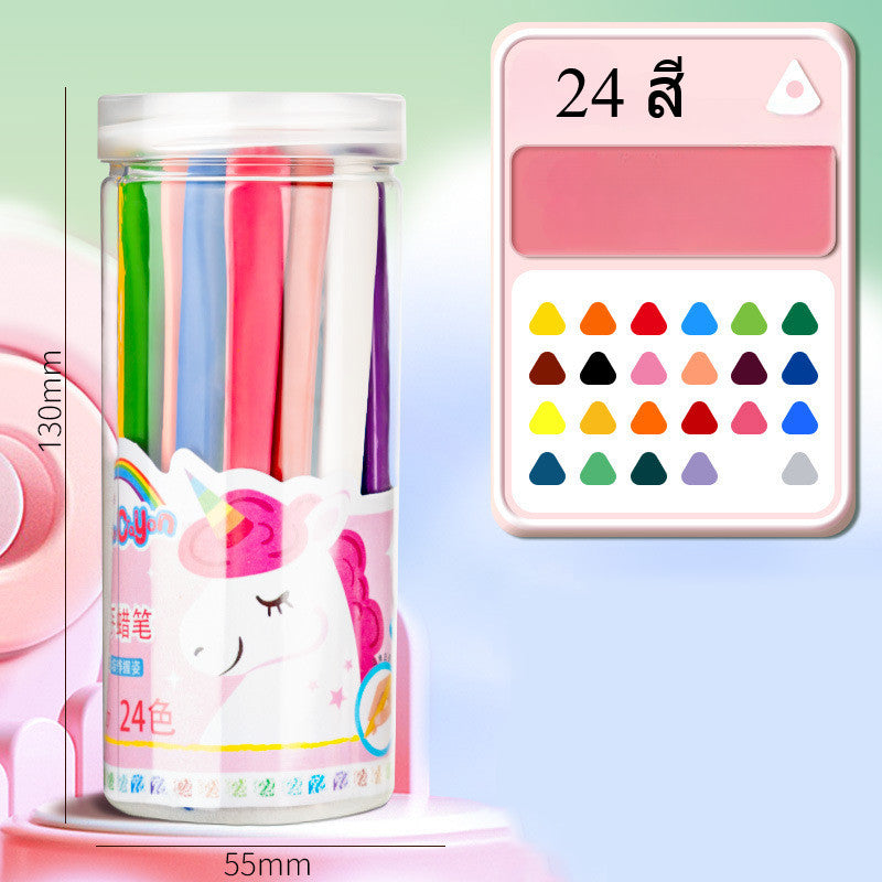 ดินสอสีปลอดสารพิษ อุปกรณ์วาดภาพสำหรับเด็ก - 图片10