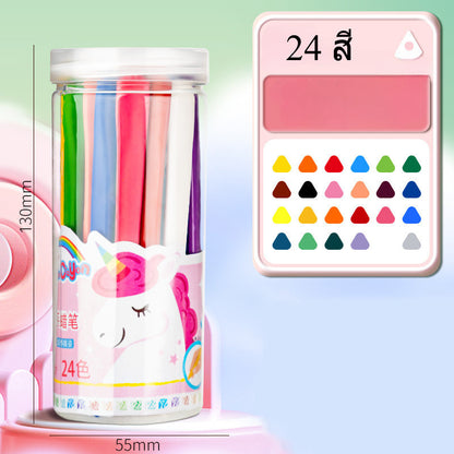 ดินสอสีปลอดสารพิษ อุปกรณ์วาดภาพสำหรับเด็ก - 图片10